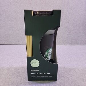 Starbucks Campus Collection Colorado Buffaloes Reusable Cold Cups 5‎ Pack